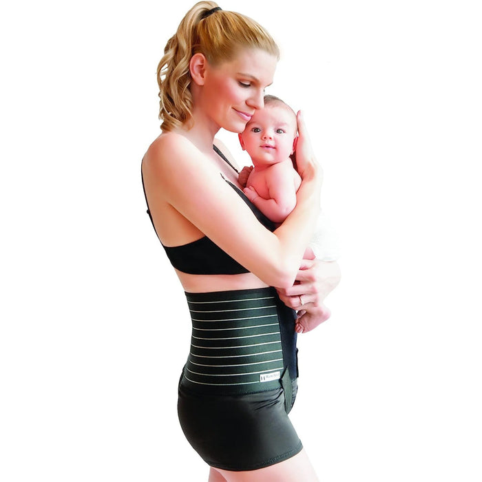 Mama Strut Postpartum Support Brace - Recovery Wrap Combines Compression, Heat and Cold Therapy