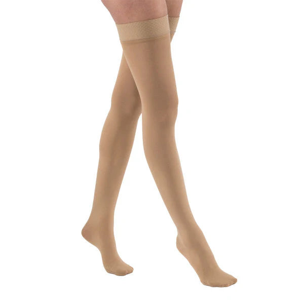 JOBST® Relief Thigh High 20-30 mmHg Compression Stockings with Silicone Top Band, Closed Toe